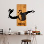 Wallity Banksy - Flower Thrower Escultura de pared